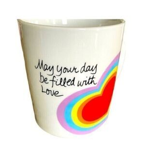 VINTAGE - Avon 1984 Easter Mug Cup “May Your Day Be Filled With Love” Rainbow